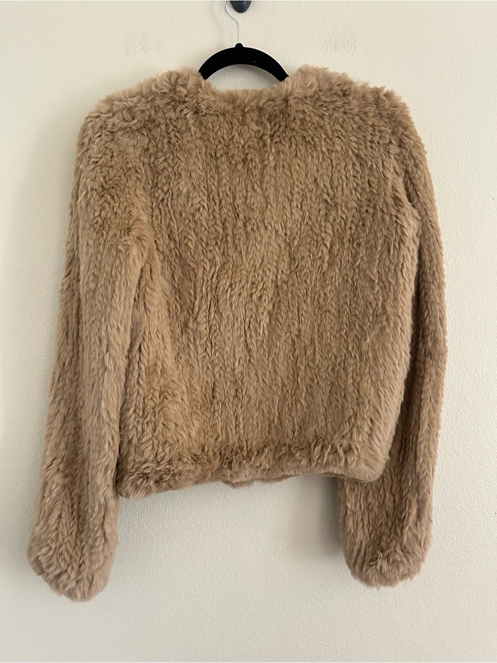 June Real Rabbit  Fur Zip Jacket  XS - Picture 2 of 7